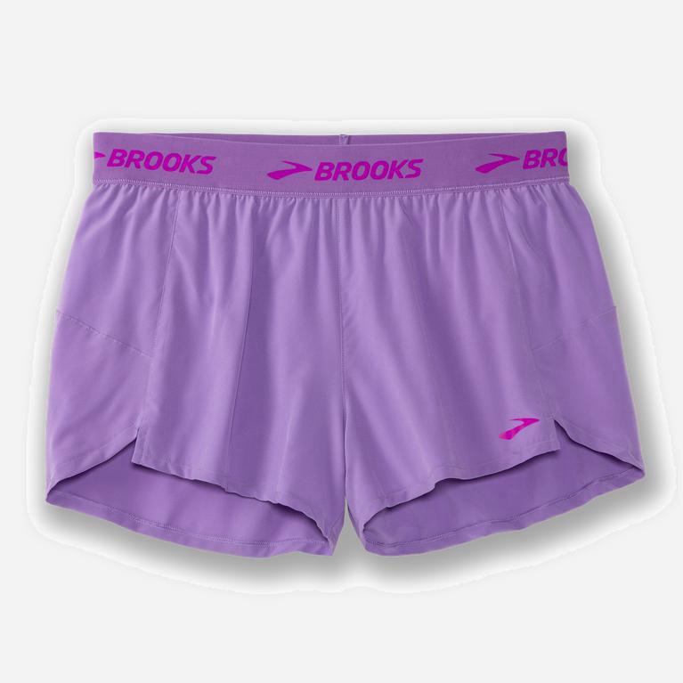 Brooks Chaser 3 NZ - Women's Running Shorts - Heliotrope/MediumPurple (92047-QGBN)